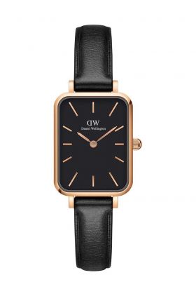 Daniel Wellington ceas Quadro Pressed femei, culoarea roz