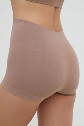 Spanx pantaloni scurti modelatori culoarea bej