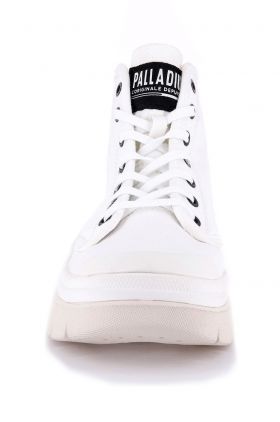 Palladium sneakers Pallawave femei, culoarea alb