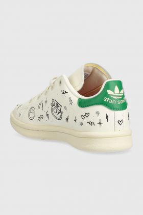 adidas Originals sneakers pentru copii Stan Smith culoarea alb