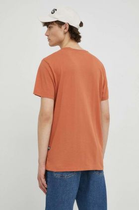 G-Star Raw tricou din bumbac culoarea gri, cu imprimeu