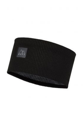 Buff bentita pentru cap Crossknit culoarea negru