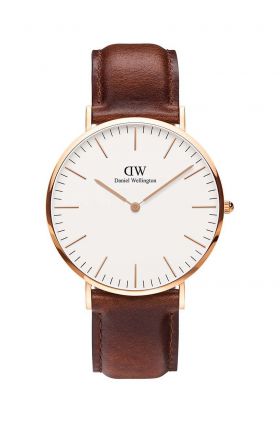 Daniel Wellington ceas Classic 40 St Mawes barbati, culoarea roz