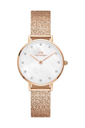 Daniel Wellington ceas Petite 28 Lumine femei, culoarea roz