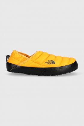 The North Face papuci de casa Men S Thermoball Traction Mule V culoarea portocaliu