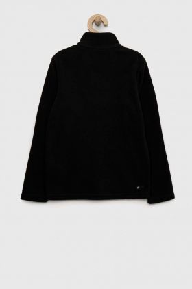 Protest bluza copii culoarea negru, neted