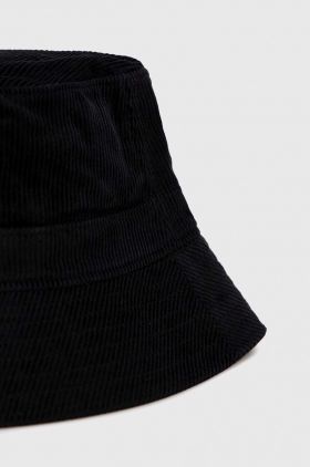 Puma palarie din velur culoarea negru, bumbac