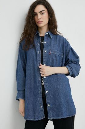 Levi's camasa femei, cu guler clasic, relaxed