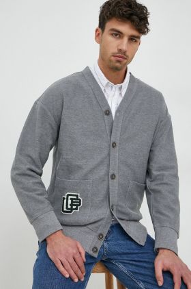 United Colors of Benetton cardigan barbati, culoarea gri