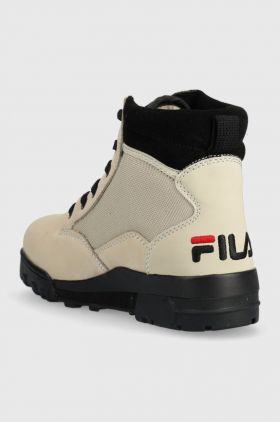 Fila bocanci Grunge Ii Bl femei, culoarea bej, cu platforma