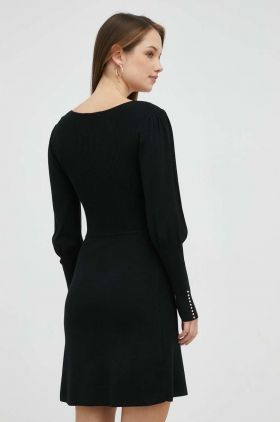 Morgan rochie culoarea negru, mini, mulata