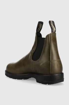 Blundstone ghete chelsea de piele 2052 barbati, culoarea verde