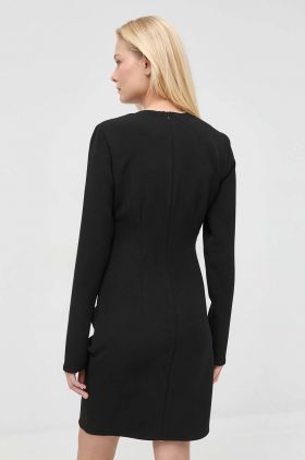 Silvian Heach rochie culoarea negru, mini, mulata