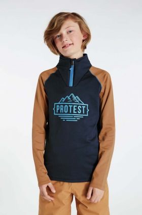 Protest bluza copii culoarea albastru marin, modelator