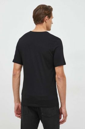 BOSS tricou din bumbac 3-pack culoarea negru, melanj 50475285