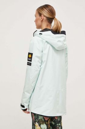 Colourwear geacă de snowboard Cake 2.0 culoarea verde