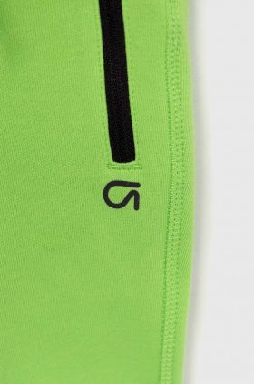 GAP pantaloni de trening pentru copii culoarea verde, neted