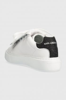 Karl Lagerfeld sneakers MAXI KUP culoarea alb KL62230