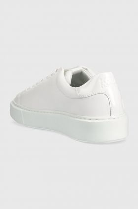 Karl Lagerfeld sneakers din piele MAXI KUP culoarea alb KL52225