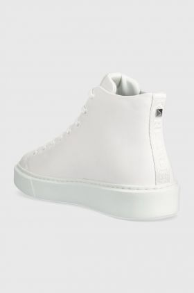 Karl Lagerfeld sneakers din piele Kl52265 Maxi Kup culoarea alb