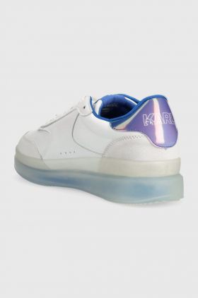 Karl Lagerfeld sneakers din piele Kl53426 Brink culoarea alb