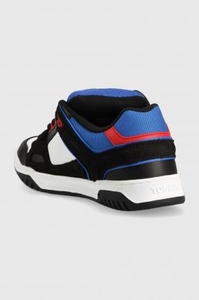 Tommy Jeans sneakers din piele Skate Sneaker culoarea negru