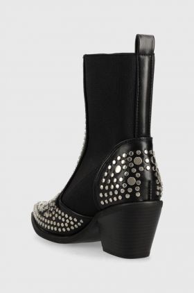 Answear Lab cizme X limited collection NO SHAME femei, culoarea negru, cu toc drept