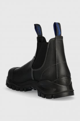 Blundstone ghete chelsea de piele 910 barbati, culoarea negru