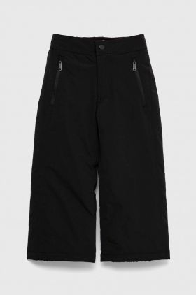 Abercrombie & Fitch pantaloni de schi pentru copii culoarea negru