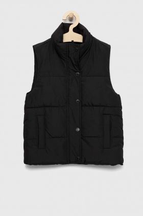 Abercrombie & Fitch vesta copii culoarea negru