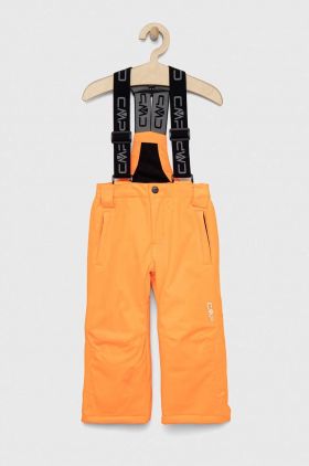 CMP pantaloni pentru sporturi de iarna pentru copii culoarea portocaliu