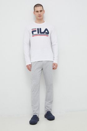 Fila trening de lounge barbati, culoarea alb