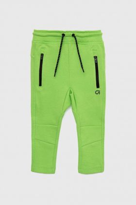 GAP pantaloni de trening pentru copii culoarea verde, neted