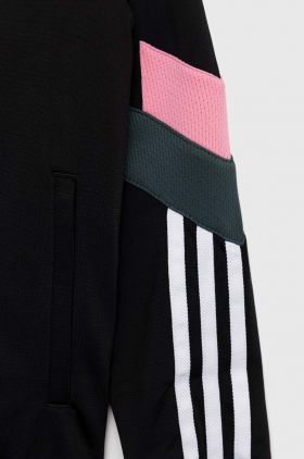 adidas Originals bluza copii culoarea negru, cu imprimeu