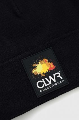 Colourwear caciula , culoarea negru, din tricot gros