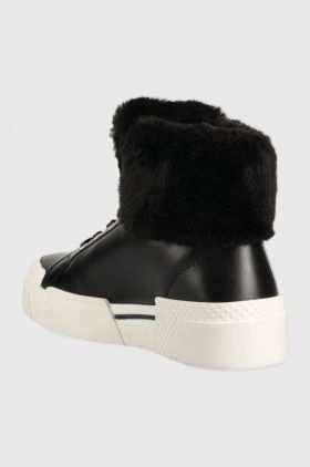 Love Moschino sneakers femei, culoarea negru,
