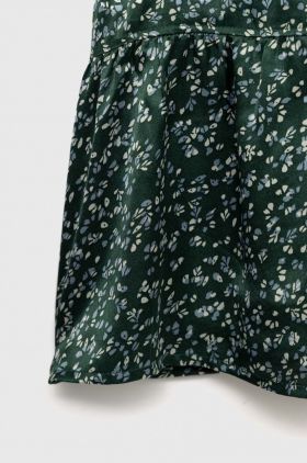 Abercrombie & Fitch rochie fete culoarea verde, midi, evazati