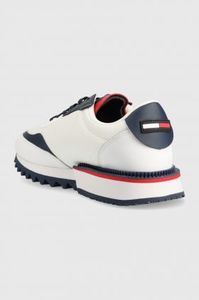 Tommy Jeans sneakers Treck Cleat culoarea alb