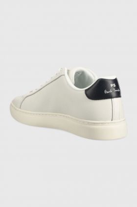 PS Paul Smith sneakers din piele rex , culoarea alb