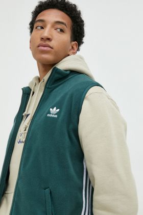 adidas Originals vesta barbati, culoarea verde