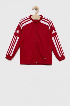 adidas Performance bluza copii Sq21 Tr Jkt Y culoarea rosu, cu imprimeu