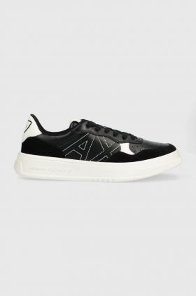 Armani Exchange sneakers , culoarea negru