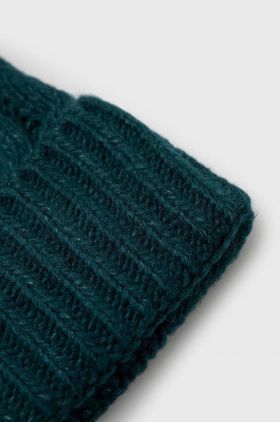 Abercrombie & Fitch caciula culoarea verde, din tricot gros