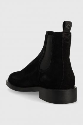 Gant botine din piele intoarsa Brockwill barbati, culoarea negru