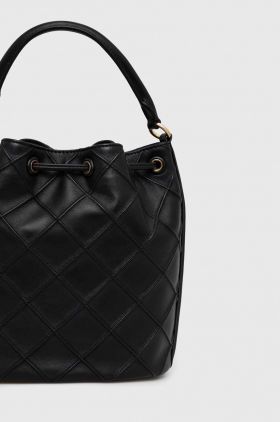 Tory Burch poseta de piele culoarea negru