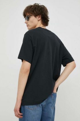 Levi's tricou din bumbac , culoarea negru, cu imprimeu 16143.0837-Blacks