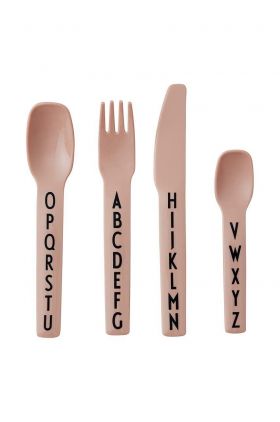 Design Letters set de tacâmuri pentru copii Kids cutlery 4-pack