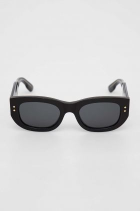 Gucci ochelari de soare GG1215S femei, culoarea negru