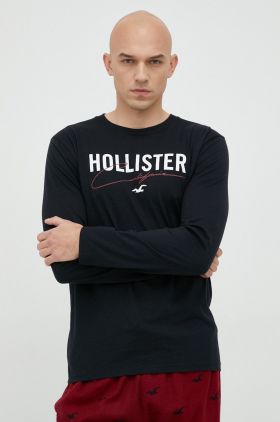 Hollister Co. pijama barbati, culoarea rosu, modelator