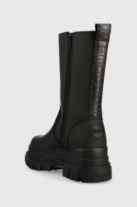 Buffalo cizme Aspha Clf Rain Chelsea Hi femei, culoarea negru, cu platforma